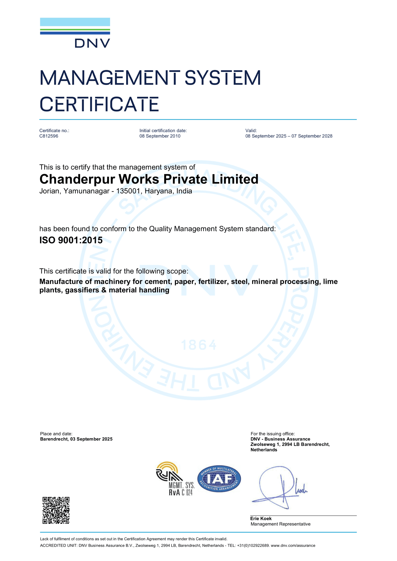 ASME Pressure Vessel Manufacturing Certification