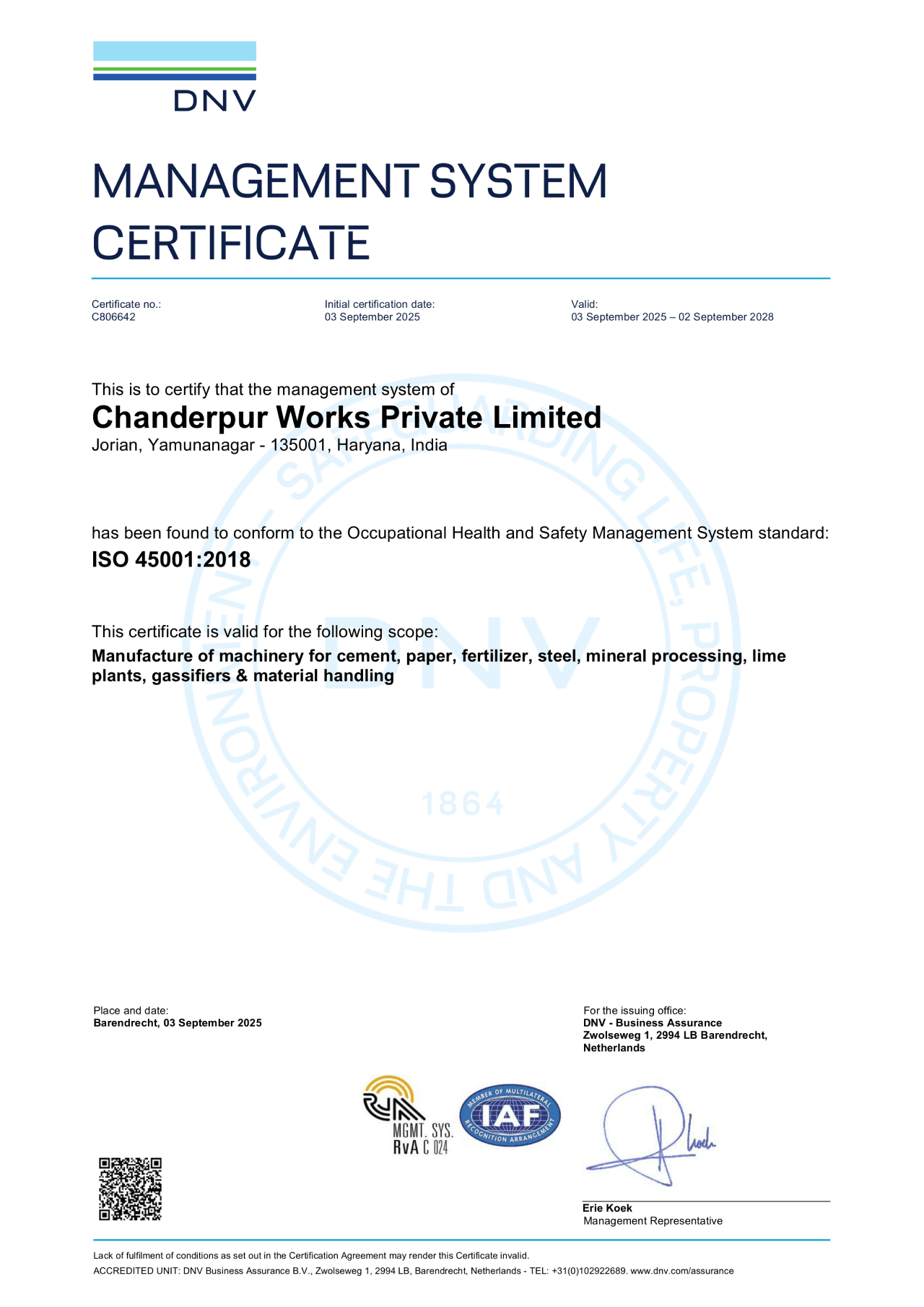 ASME Pressure Vessel Manufacturing Certification